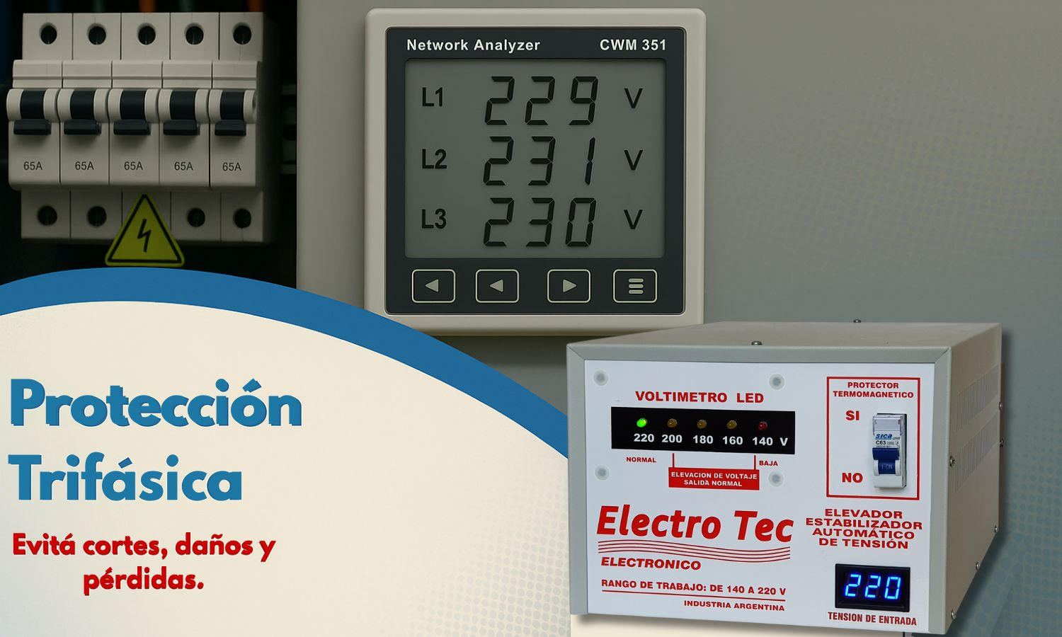 Maneras de medir tensión eléctrica, voltaje o consumo eléctrico que entra en un domicilio.