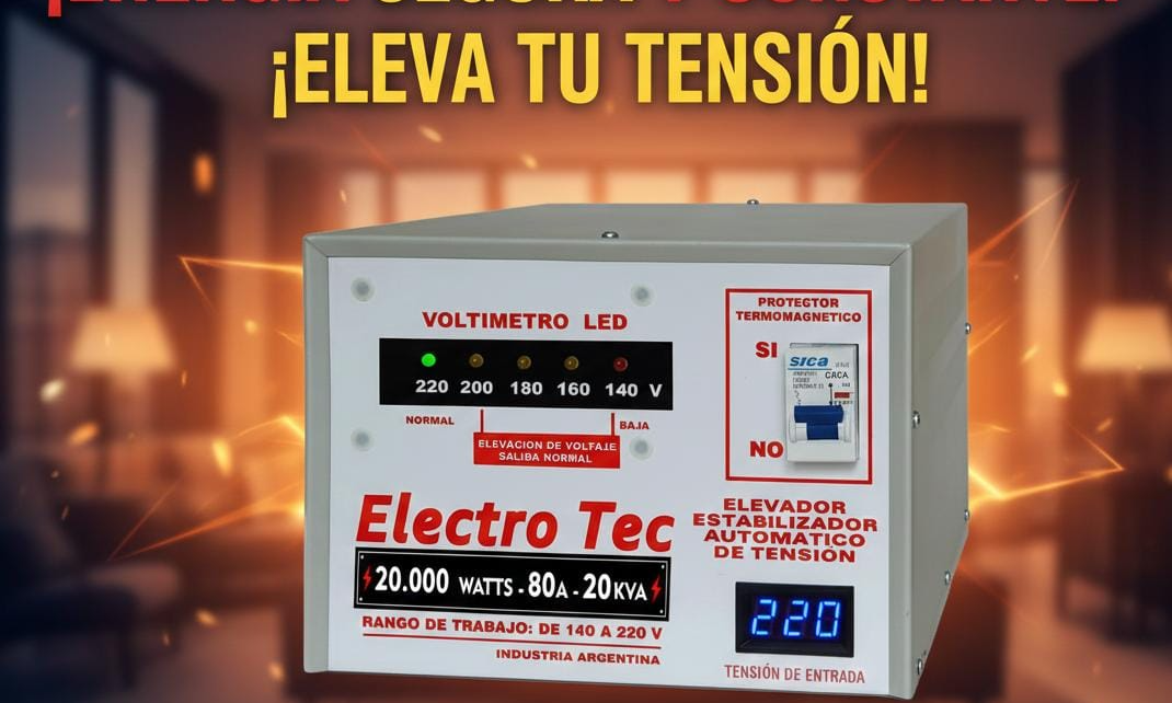 ¿Cuándo necesito un elevador de tensión en casa? Las señales que no podés ignorar