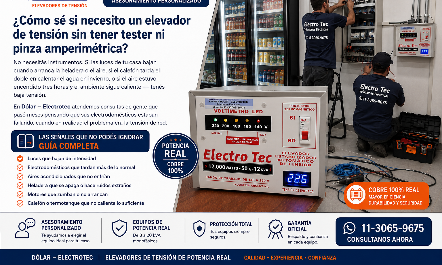  ¿Un elevador de 16 kVA sirve para 6 aires acondicionados?
