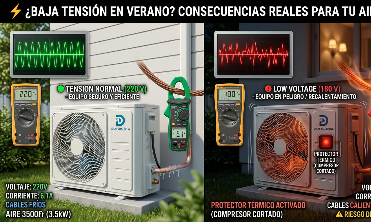 ¿Por qué el aire acondicionado frío calor consume electricidad pero la casa sigue fría?