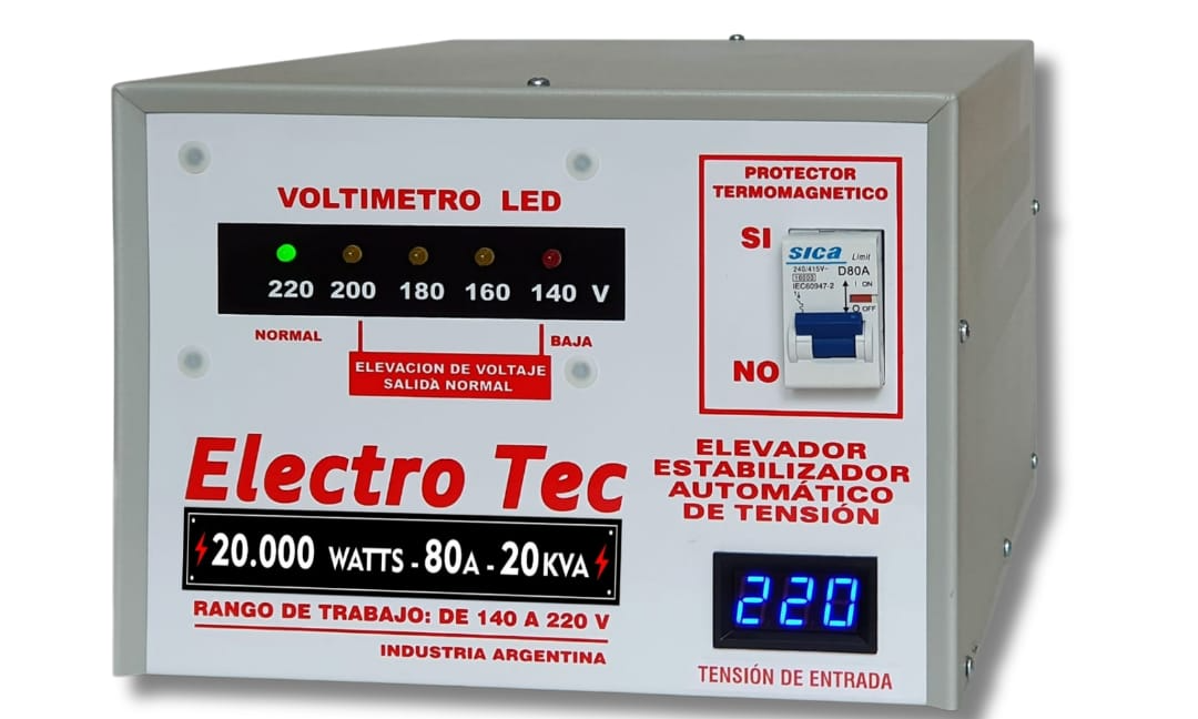 Elevador de Tensión para Toda la Casa: Potencia Real 80A